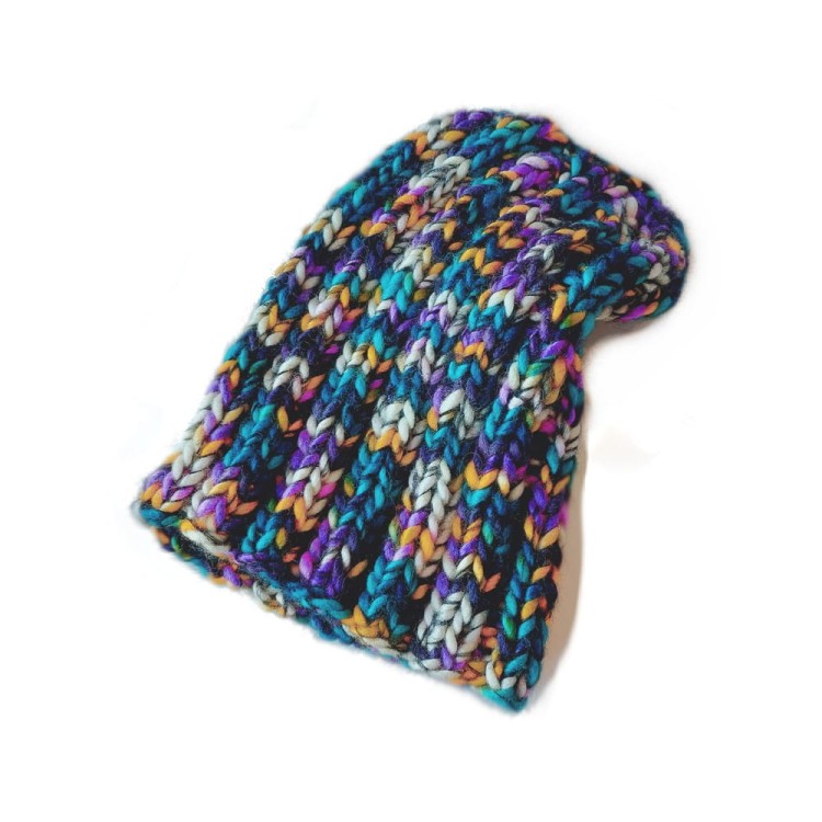 Przykładowa realizacja - Wełniana czapka z włóczki olimpia 1410.