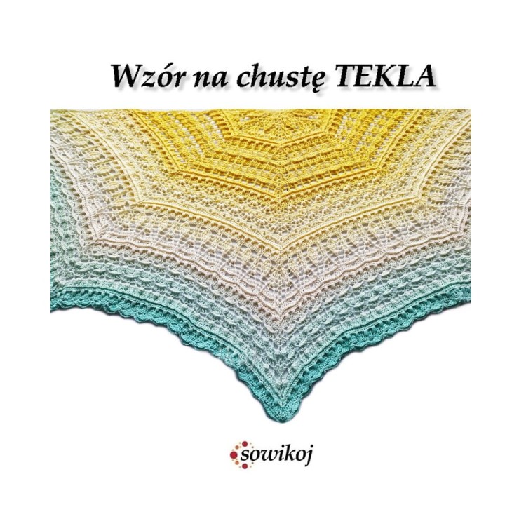 Wzór na chustę Tekla