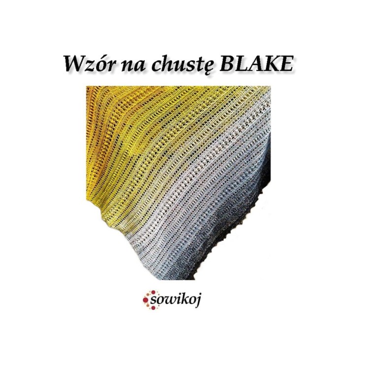 Wzór na chustę Blake