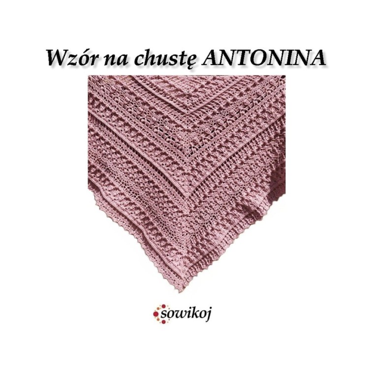 Wzór na chustę Antonina