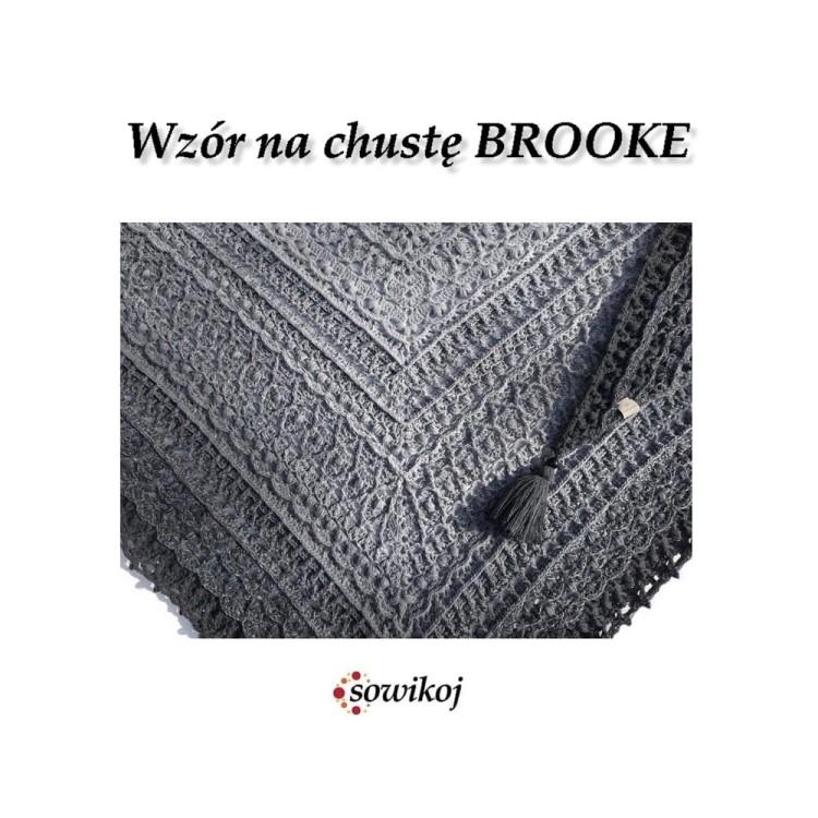 Wzór na chustę brooke