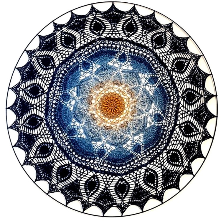 Mandala szydełkowa - MATA HARI - wzór graficzny