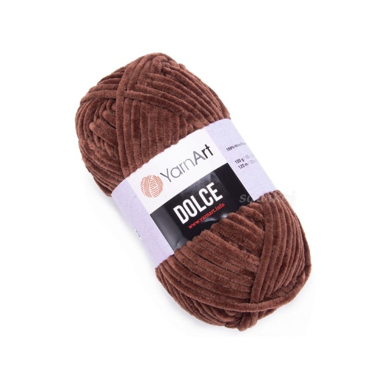 Czekoladowy miś - włóczka Dolce