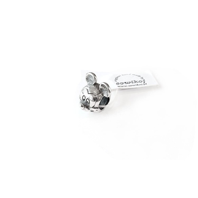 Charms Myszka Miki - srebrno 925 - koralik na bransoletkę
