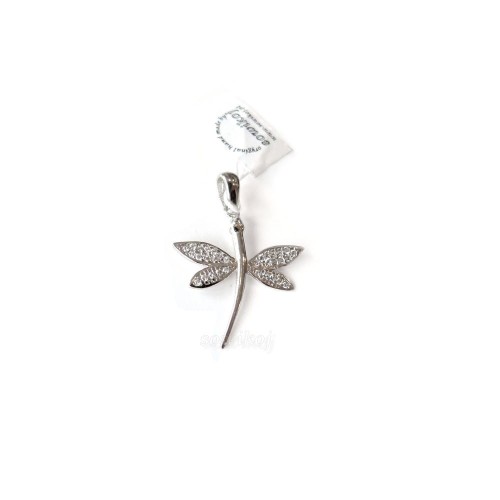 Ważka srebrna zawieszka