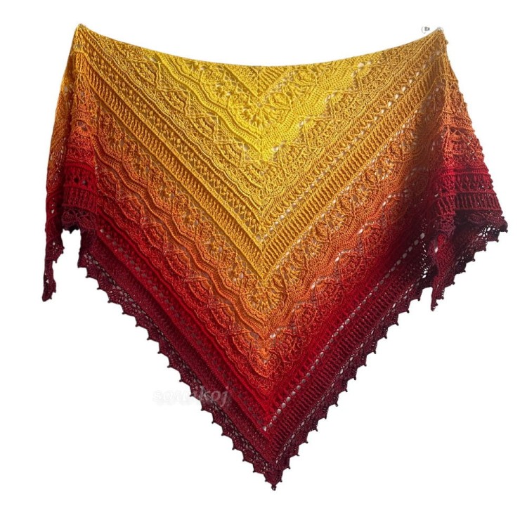 Wzór na chustę Alaska