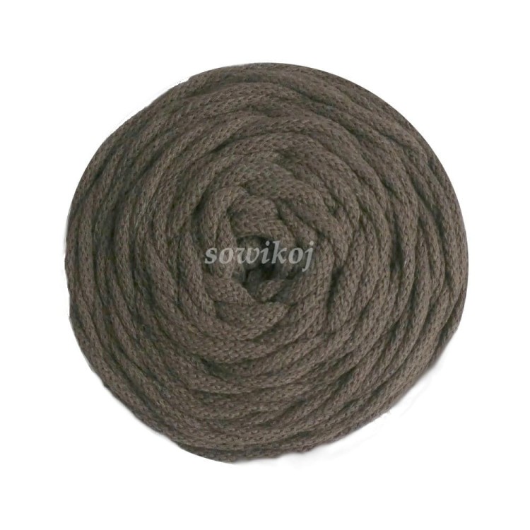 Czekoladowy sznurek bawełniany Lacorda 5mm - kol.240