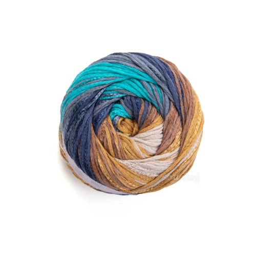 Cieniowana włóczka bawełna z wiskozą - 3107