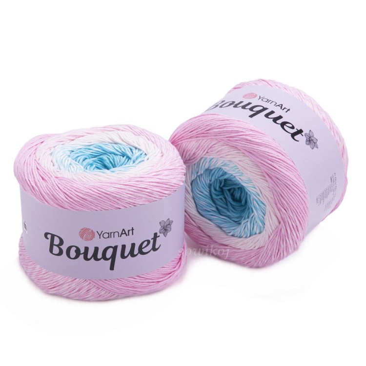 Włóczka ombre Bouquet 702