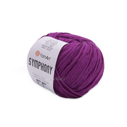 Włóczka YarnArt Jeans Symphony w kolorze wina 2114