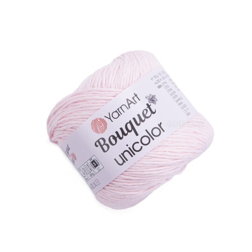 Włóczka w kolorze pastelowym różowym - YarnArt Bouquet unicolor