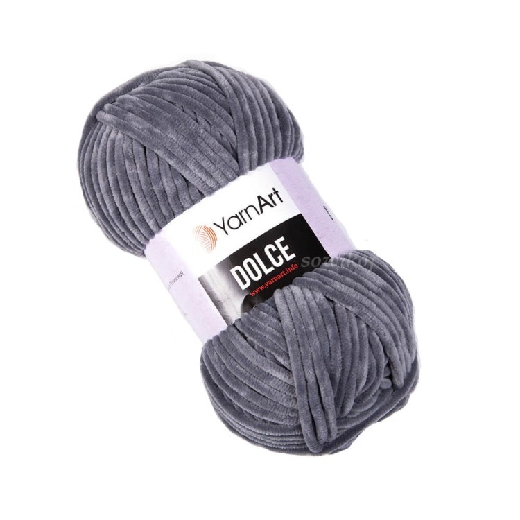 Włóczka DIY na amigurumi i zabawki  kolor szary ciemny stalowy 760.