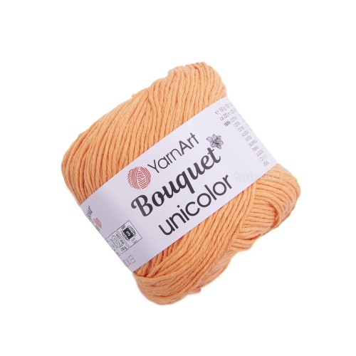 Dyniowo pomarańczowa włóczka bawełna unicolor