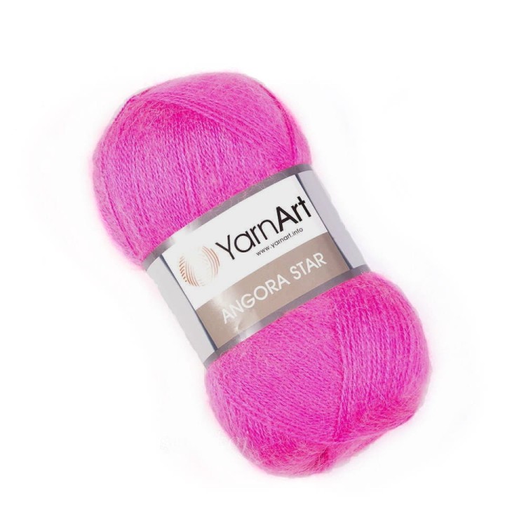 Włóczka Yarnart Angora Star kolor 174 rózowy