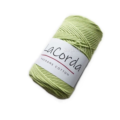 Bawełniany sznurek 2mm seledynowy zielony 430