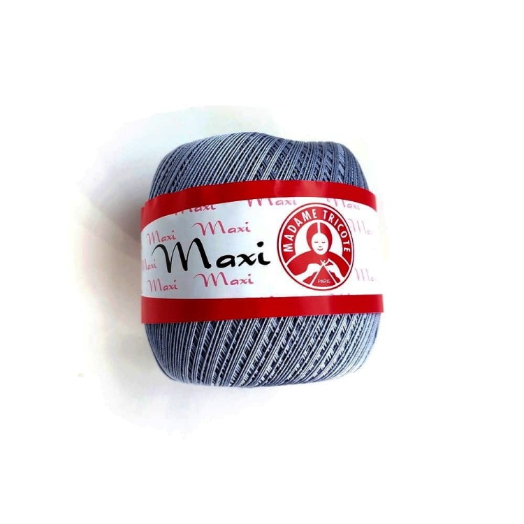 Bawełniany kordonek Madame Tricot MAXI szary 4651