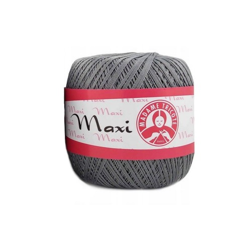 Bawełniany kordonek Madame Tricot MAXI w kolorze szarym 4651