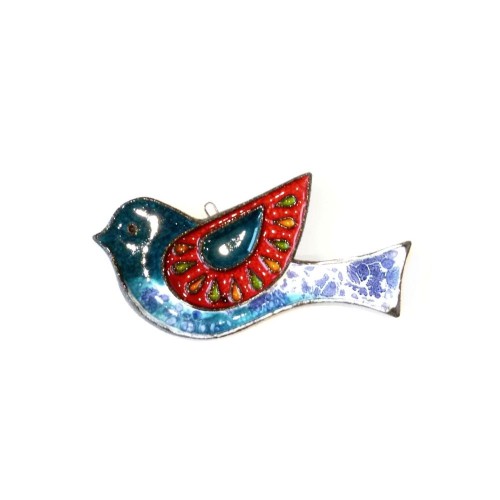 Ozdobny ptaszek gołąbek średniej wielkości ozdoba do domu