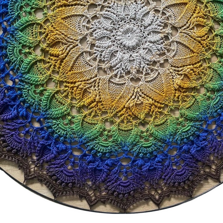 Wzór - chusta Nevada - szydełkowy wzór