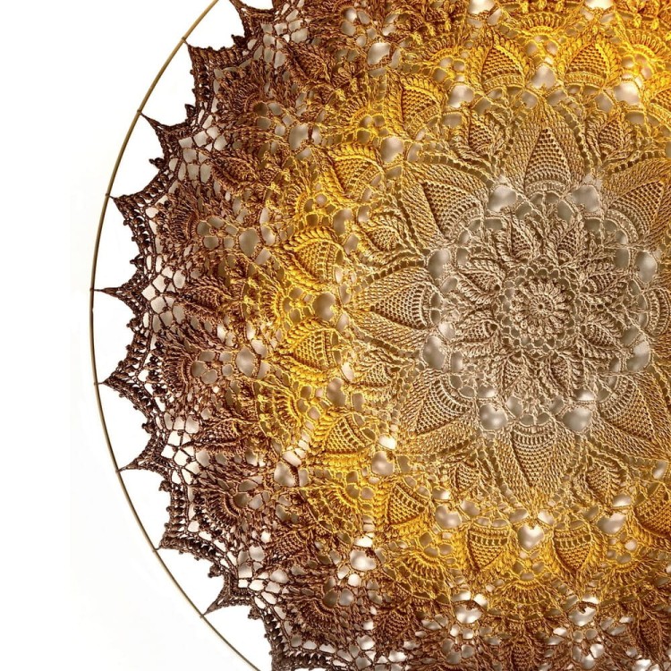 Wzór na szydełko mandala Nevada