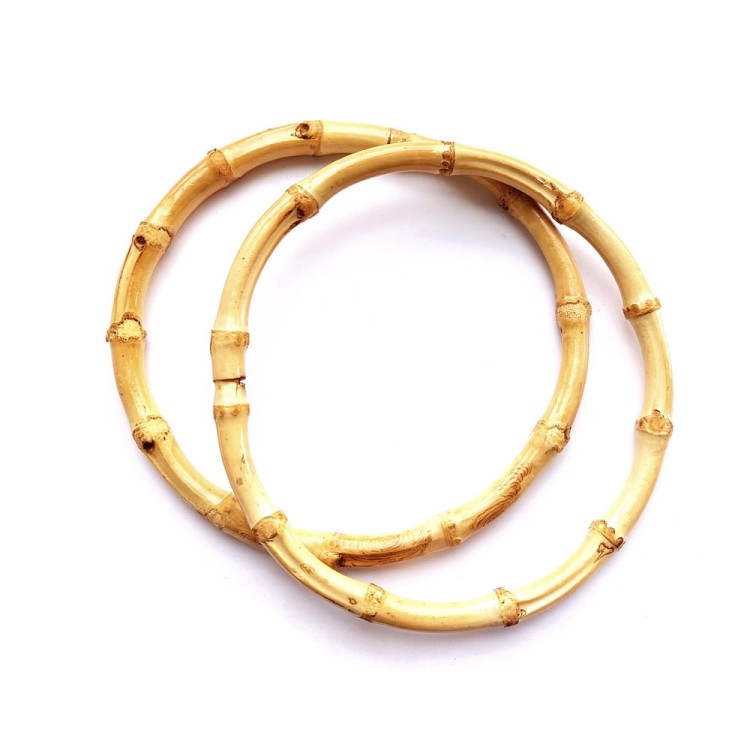 bambusowe rączki - uchwyt do torebki