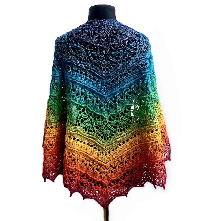 Chusta Alabama heksa wykonana wg wzoru który tu zakupisz