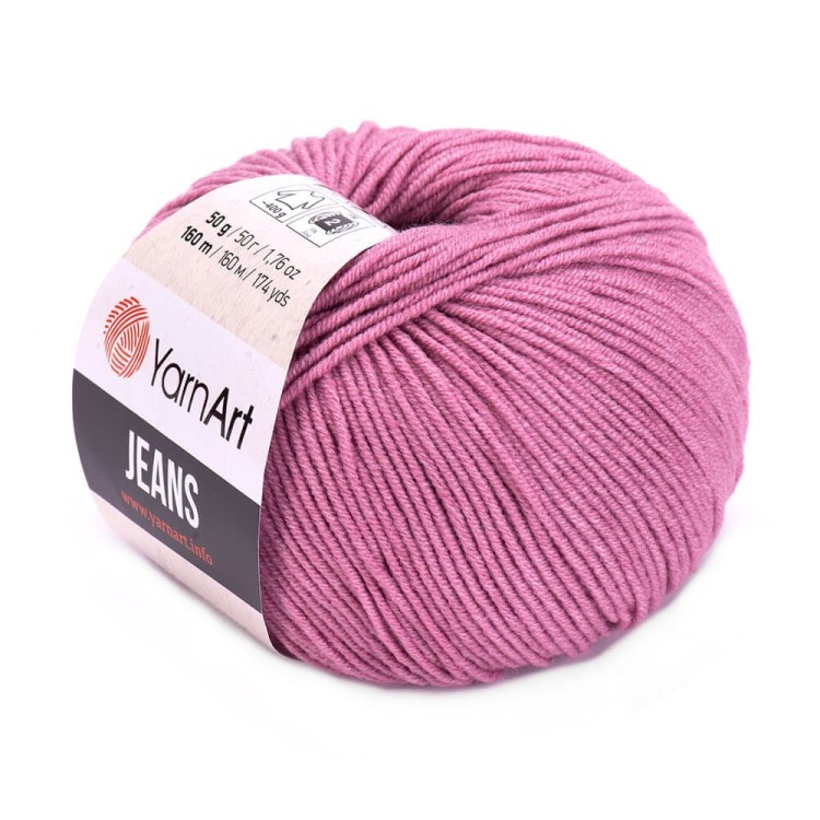 Jeans w kolorze brudnego różu