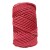 Bawełniany sznurek 3mm czerwony ze złotą nitką - lurex LaCorda 370Z