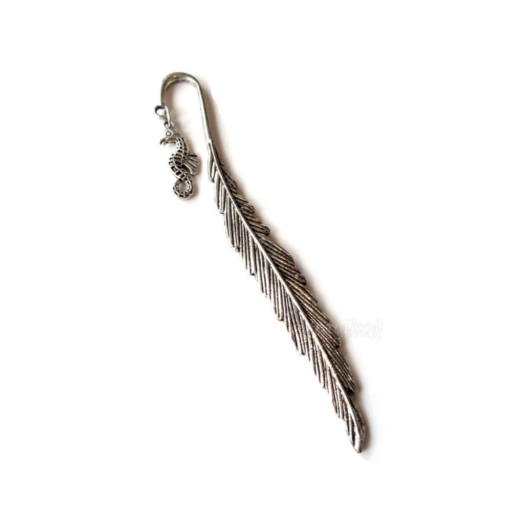 Zakładka do książki z zawieszką - konik morski