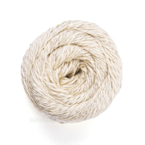 Włóczka mieszanka len bawełna i wiskoza Yarn art Linen soft 7302