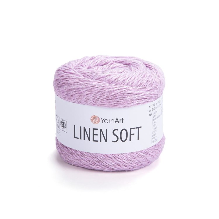 Linen soft 7321. Włóczka Yarn art - mieszanka bawełny z wiskozą i lnem