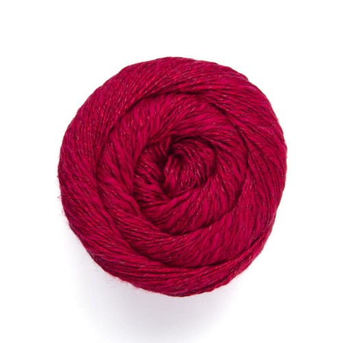 Włóczki Yarn art Linen soft 7323 - ciemny czerwony - mieszanka len i bawełna z wiskozą