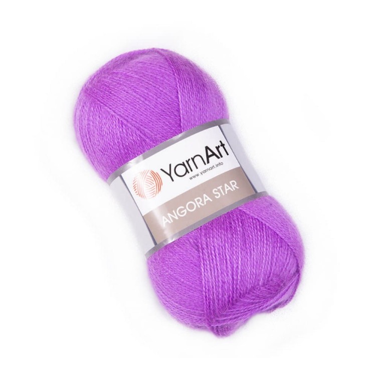 Wełna  moherowa włóczka angora star 9561
