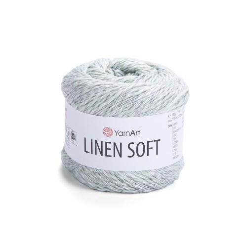 Włóczka Yarn art Linen soft 7312. pistacjowa zieleń