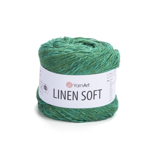 Włóczka Yarnart Linen soft 7315. mieszanka len z bawełną i wiskozą