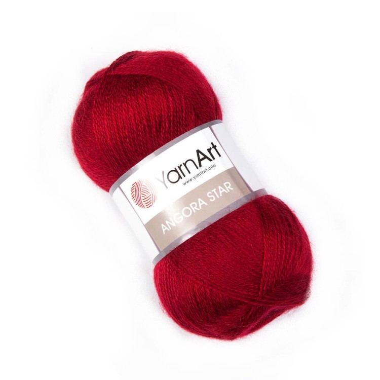 Bordowy angora star