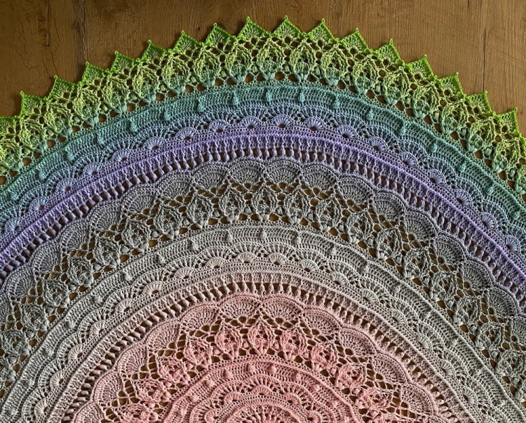 Wzór do wykonania chusty Nebraska HC