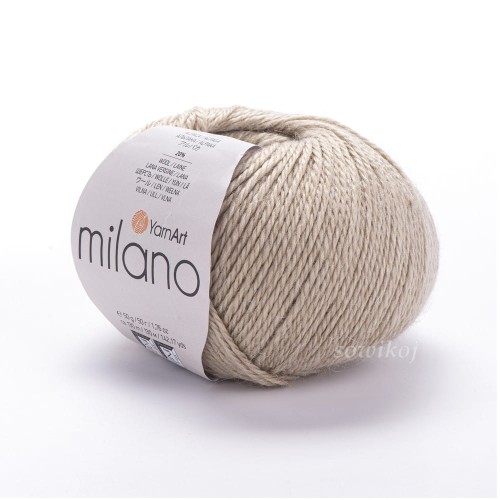 Włóczka Yarnart milano 854. Wełna Alpaca z wiskozą i akrylem