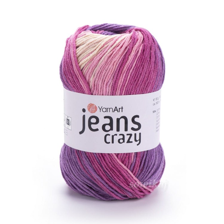 Yarnart Jeans crazy 8206. włóczka na maskotki - bawełna i akryl