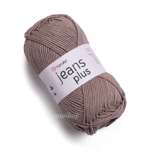 Włóczka Yarnart Jeans Plus kolor kakaowy brąz 71