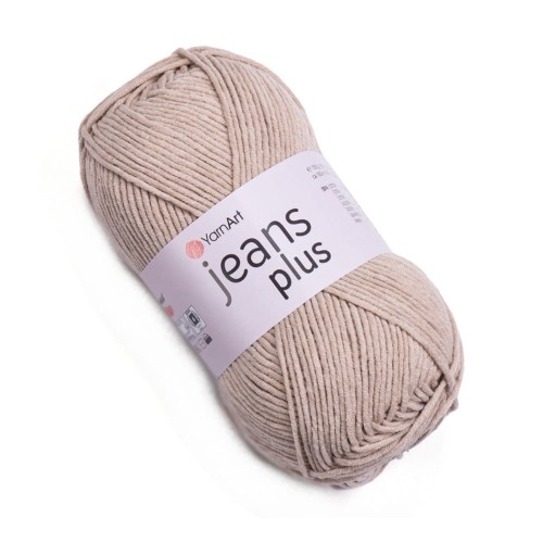 Włóczka jeans plus w kolorze beżowym