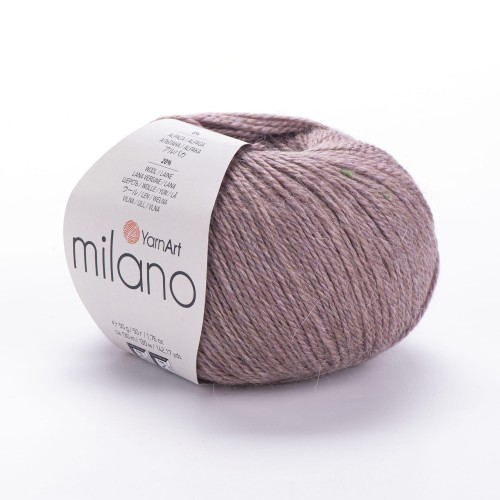 Jasno brązowa - lekkie  kakao ciepła i miękka włóczka YARNART MILANO 858.