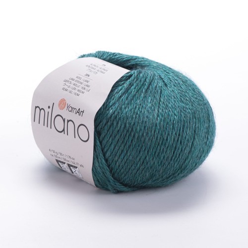 Miękkie i przyjemne w dotyku włóczki YARNART MILANO 873 szmaragdowa zieleń
