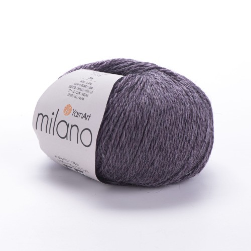 Włóczki z alpaka i wełną YARNART MILANO 869.stalowy fiolet