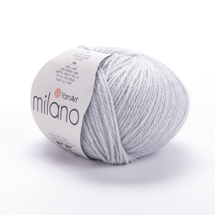 Miękkie włóczki YARNART MILANO 866. wełna alpaka i wiskoza