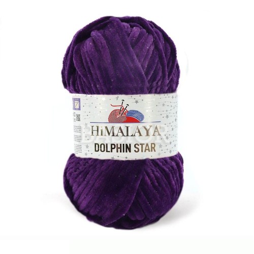 Włóczka na maskotki Glamoure - Himalaya baby star Fioletowy opal 92128.