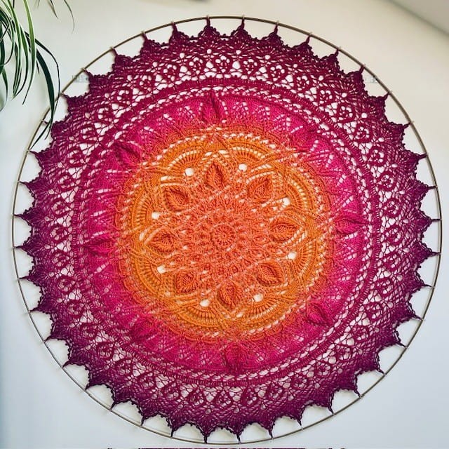 Mandala Floryda - przykładowa realizacja z wzoru FLORYDA