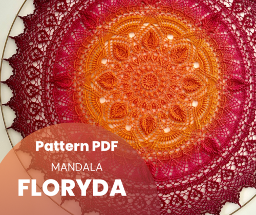 Floryda mandala schemat szydełkowy na mandalę