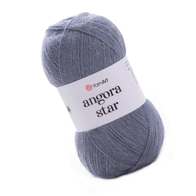 Angora Star w stalowym kolorze - włóczka nr 3088