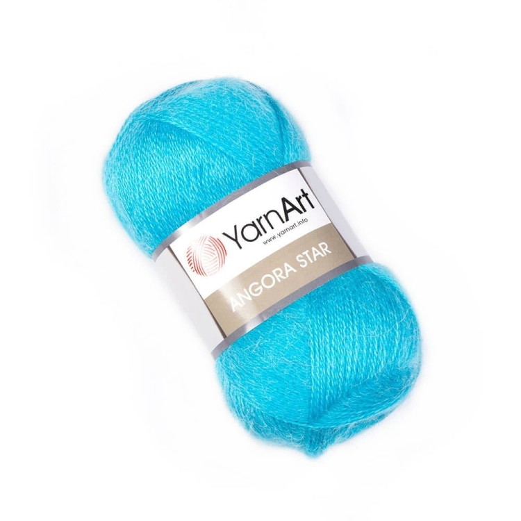 Włóczka Yarnart Angora Star turkus 235.